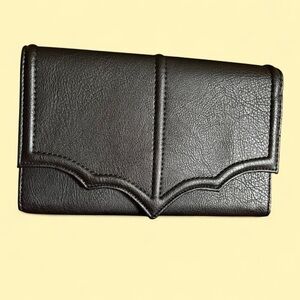 Killstar Lunar Wings Nu Goth Faux Leather Wallet Clutch